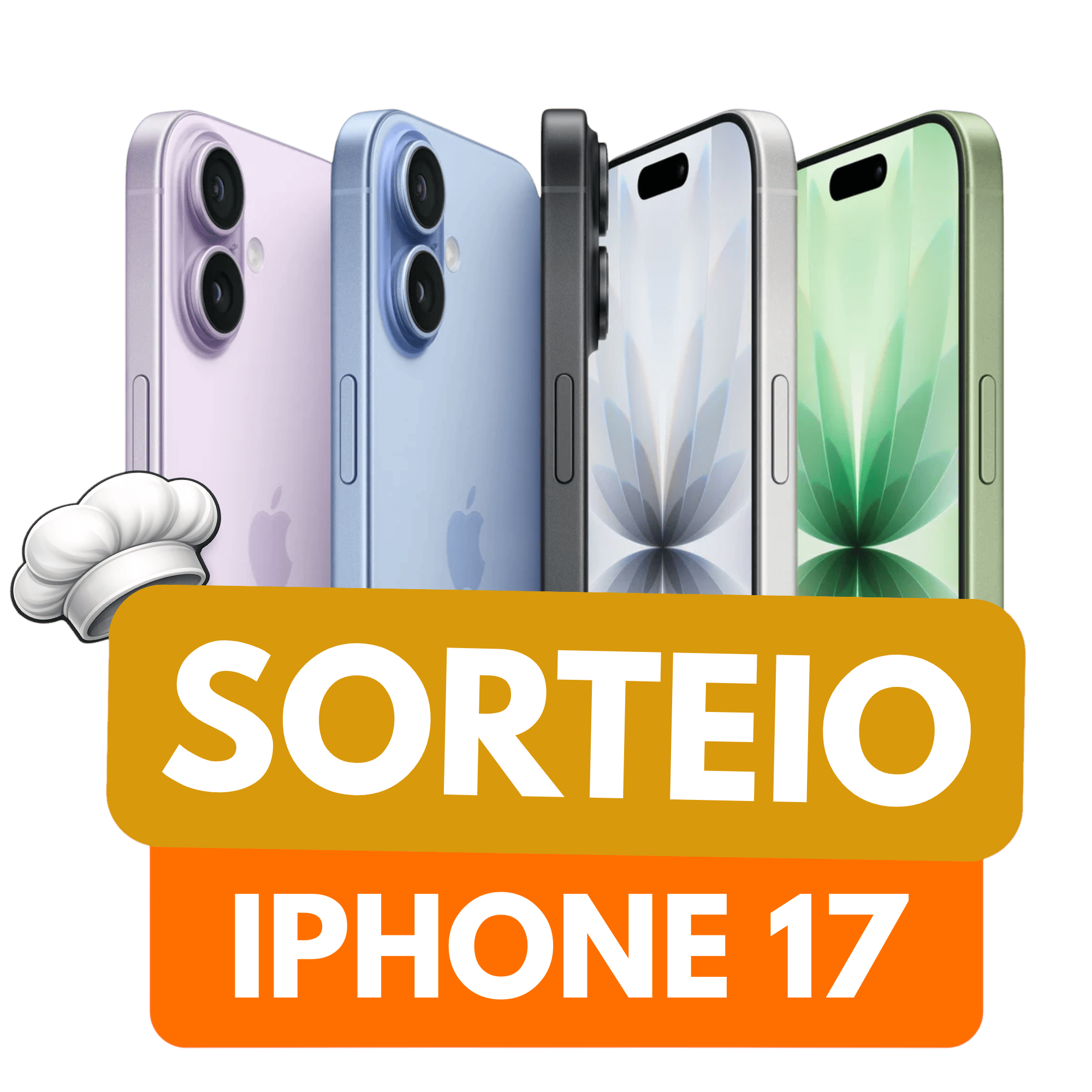 Sorteio de um iPhone 17
